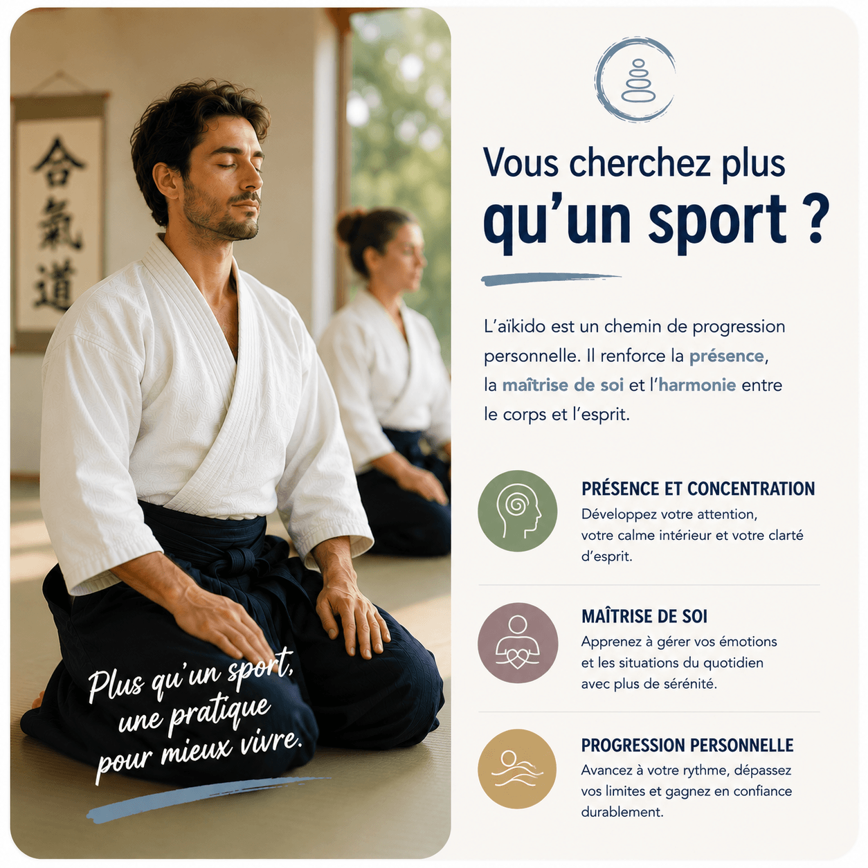 Affiche du club : plus qu'un sport